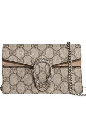 GUCCI DIONYSUS Super Mini Bag GG Supreme Crossbody/Shoulder Bag ✨FULL INCLUSION✨